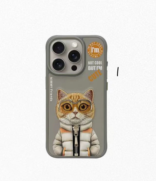 Cat Supremacy Titanium Case For iPhone 15 Pro & Pro Max